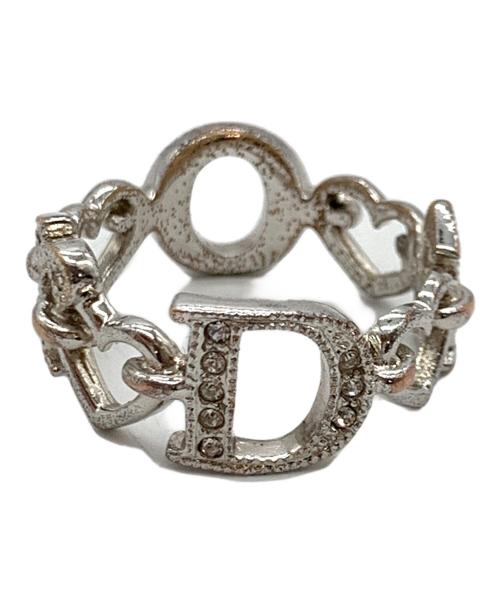 Christian Dior（クリスチャン ディオール）Christian Dior (クリスチャン ディオール) ロゴハートリング シルバー サイズ:6の古着・服飾アイテム