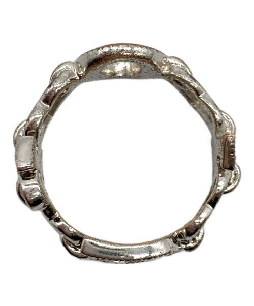 Christian Dior（クリスチャン ディオール）Christian Dior (クリスチャン ディオール) ロゴハートリング シルバー サイズ:6の古着・服飾アイテム