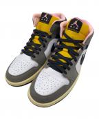 NIKEナイキ）の古着「AIR JORDAN 1 MID SE / エア ジョーダン1 ミッド」｜ライトグレー