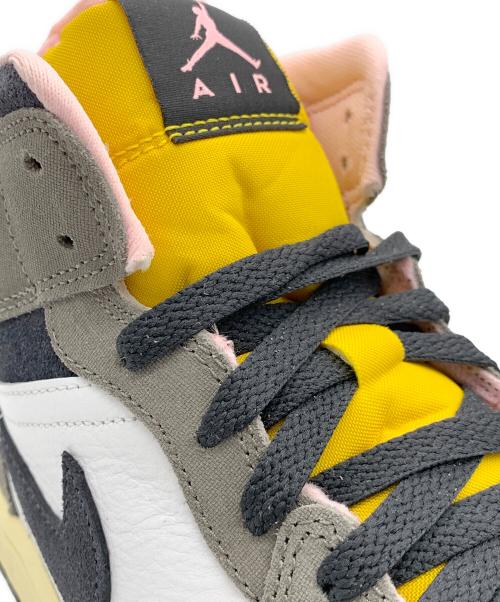 NIKE（ナイキ）NIKE (ナイキ) AIR JORDAN 1 MID SE / エア ジョーダン1 ミッド ライトグレー サイズ:US/9.5の古着・服飾アイテム