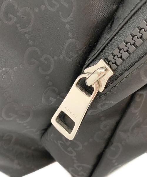 GUCCI（グッチ）GUCCI (グッチ) フラップバッグパック ブラックの古着・服飾アイテム