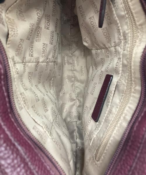 MICHAEL KORS（マイケル・コース）MICHAEL KORS (マイケル・コース) ショルダーバッグ ブラウン×パープルの古着・服飾アイテム