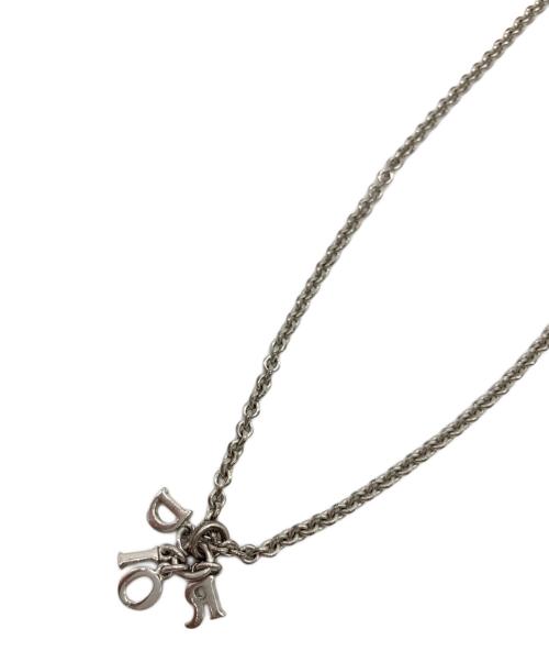 Christian Dior（クリスチャン ディオール）Christian Dior (クリスチャン ディオール) ロゴプレートネックレスの古着・服飾アイテム