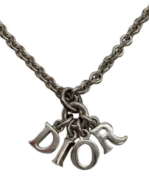 Christian Dior（クリスチャン ディオール）Christian Dior (クリスチャン ディオール) ロゴプレートネックレスの古着・服飾アイテム