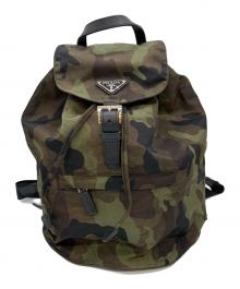 PRADA（プラダ）の古着「リュック」｜グリーン×ブラック