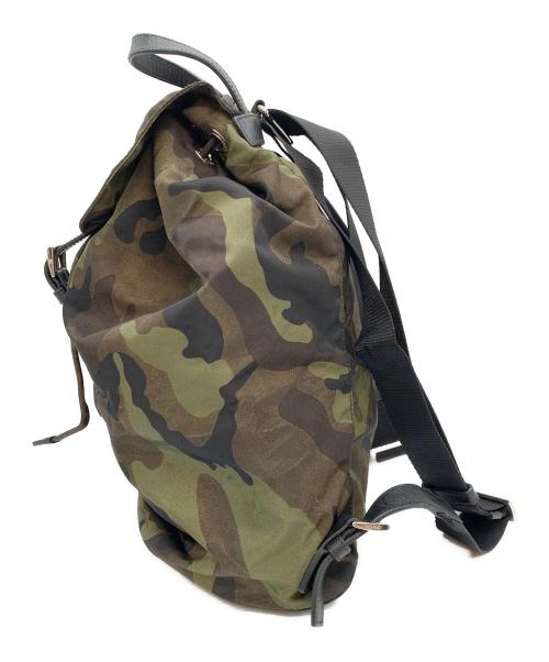 PRADA（プラダ）PRADA (プラダ) リュック グリーン×ブラックの古着・服飾アイテム