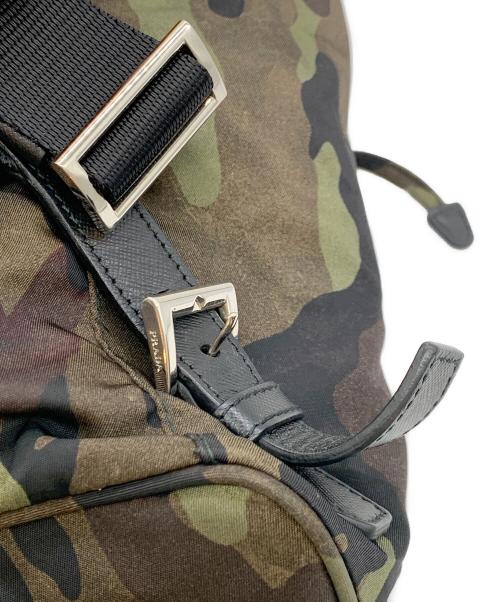 PRADA（プラダ）PRADA (プラダ) リュック グリーン×ブラックの古着・服飾アイテム