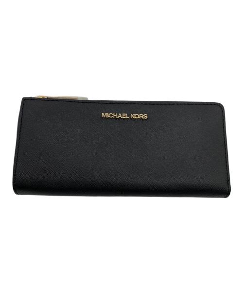 MICHAEL KORS（マイケル・コース）MICHAEL KORS (マイケル・コース) 長財布 ブラックの古着・服飾アイテム