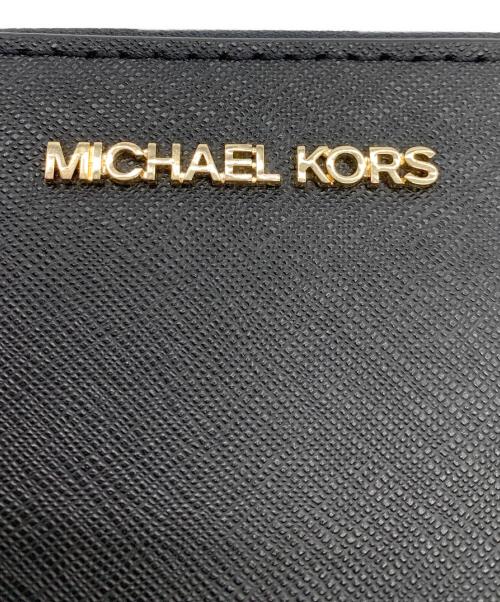 MICHAEL KORS（マイケル・コース）MICHAEL KORS (マイケル・コース) 長財布 ブラックの古着・服飾アイテム
