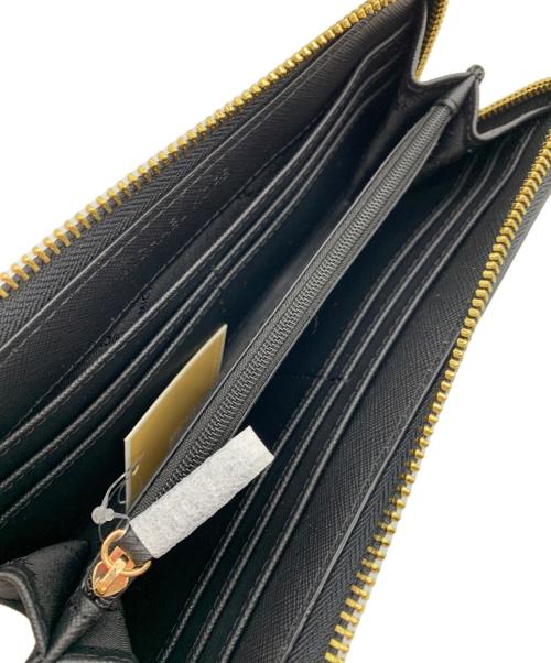 MICHAEL KORS（マイケル・コース）MICHAEL KORS (マイケル・コース) 長財布 ブラックの古着・服飾アイテム