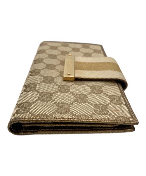 GUCCI（グッチ）GUCCI (グッチ) 長財布 ベージュの古着・服飾アイテム