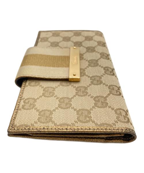 GUCCI（グッチ）GUCCI (グッチ) 長財布 ベージュの古着・服飾アイテム