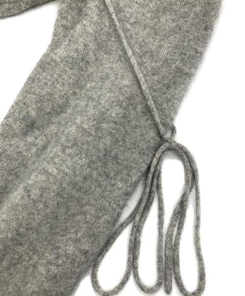 Snidel（スナイデル）Snidel (スナイデル) シースルーショルダーミニニットワンピース グレー サイズ:Fの古着・服飾アイテム