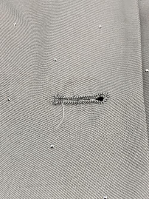 darich（ダーリッチ）darich (ダーリッチ) ルーズシングルスタッズジャケット グレー サイズ:Fの古着・服飾アイテム