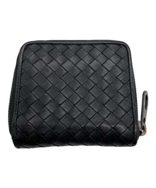 BOTTEGA VENETA（ボッテガベネタ）BOTTEGA VENETA (ボッテガベネタ) ジップアラウンドウォレット ブラックの古着・服飾アイテム