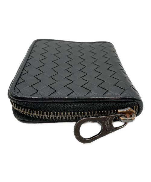 BOTTEGA VENETA（ボッテガベネタ）BOTTEGA VENETA (ボッテガベネタ) ジップアラウンドウォレット ブラックの古着・服飾アイテム