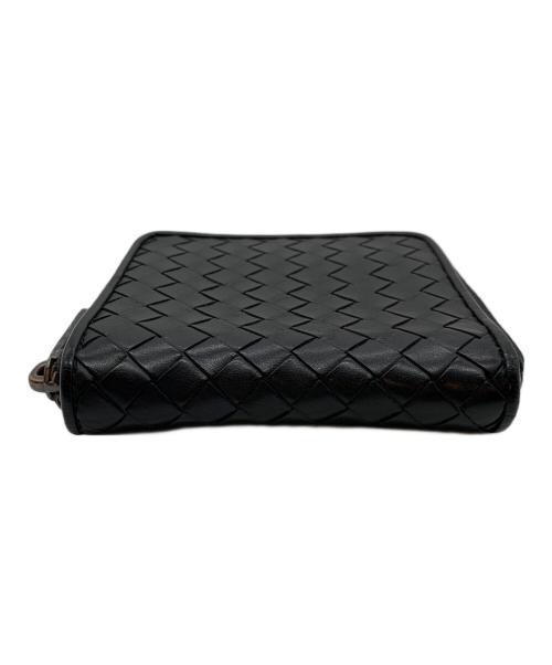 BOTTEGA VENETA（ボッテガベネタ）BOTTEGA VENETA (ボッテガベネタ) ジップアラウンドウォレット ブラックの古着・服飾アイテム