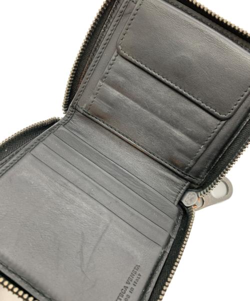 BOTTEGA VENETA（ボッテガベネタ）BOTTEGA VENETA (ボッテガベネタ) ジップアラウンドウォレット ブラックの古着・服飾アイテム