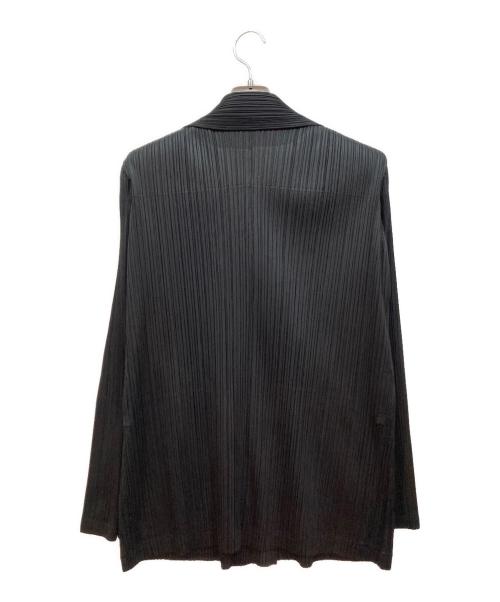PLEATS PLEASE（プリーツプリーズ）PLEATS PLEASE (プリーツプリーズ) プリーツダブルジャケット ブラック サイズ:4の古着・服飾アイテム