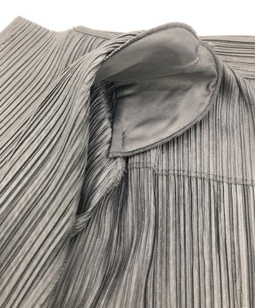 PLEATS PLEASE（プリーツプリーズ）PLEATS PLEASE (プリーツプリーズ) プリーツダブルジャケット ブラック サイズ:4の古着・服飾アイテム