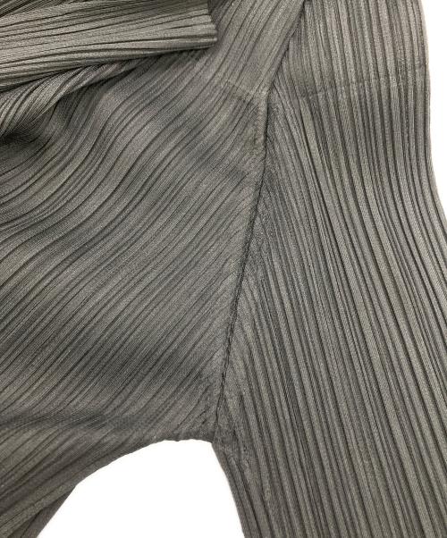 PLEATS PLEASE（プリーツプリーズ）PLEATS PLEASE (プリーツプリーズ) プリーツダブルジャケット ブラック サイズ:4の古着・服飾アイテム