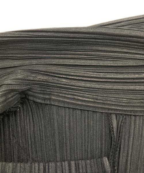PLEATS PLEASE（プリーツプリーズ）PLEATS PLEASE (プリーツプリーズ) プリーツダブルジャケット ブラック サイズ:4の古着・服飾アイテム