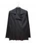 PLEATS PLEASE（プリーツプリーズ）の古着「プリーツダブルジャケット」｜ブラック