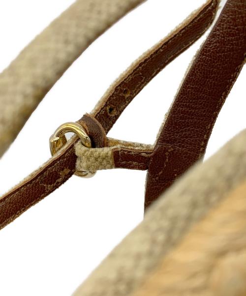 GUCCI（グッチ）GUCCI (グッチ) GG柄 エスパドリーユ　ウェッジソールサンダル ベージュ サイズ:35 1/2の古着・服飾アイテム