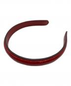 GUCCIグッチ）の古着「カチューシャ」｜レッド