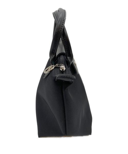 LONGCHAMP（ロンシャン）LONGCHAMP (ロンシャン) ルプラネットミニハンドバッグ ブラックの古着・服飾アイテム