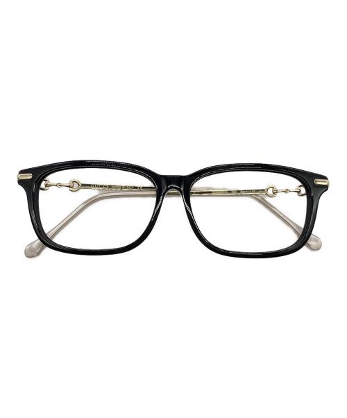 GUCCI（グッチ）GUCCI (グッチ) 伊達眼鏡 ブラックの古着・服飾アイテム
