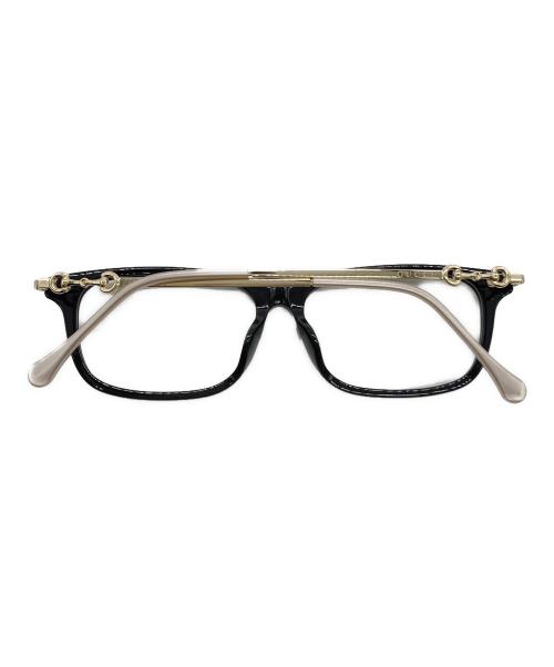 GUCCI（グッチ）GUCCI (グッチ) 伊達眼鏡 ブラックの古着・服飾アイテム