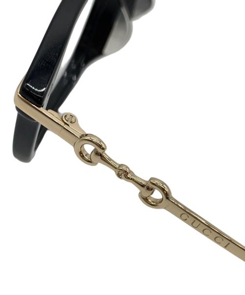 GUCCI（グッチ）GUCCI (グッチ) 伊達眼鏡 ブラックの古着・服飾アイテム