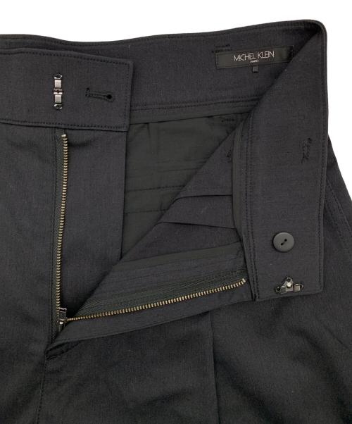 MICHEL KLEIN（ミッシェルクラン）MICHEL KLEIN (ミッシェルクラン) ハイパワーストレッチバレルパンツ ブラック サイズ:40の古着・服飾アイテム
