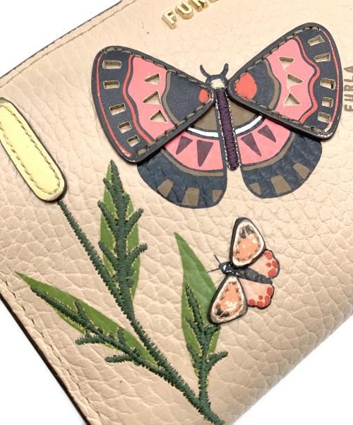 FURLA（フルラ）FURLA (フルラ) 2つ折り財布 ベージュの古着・服飾アイテム