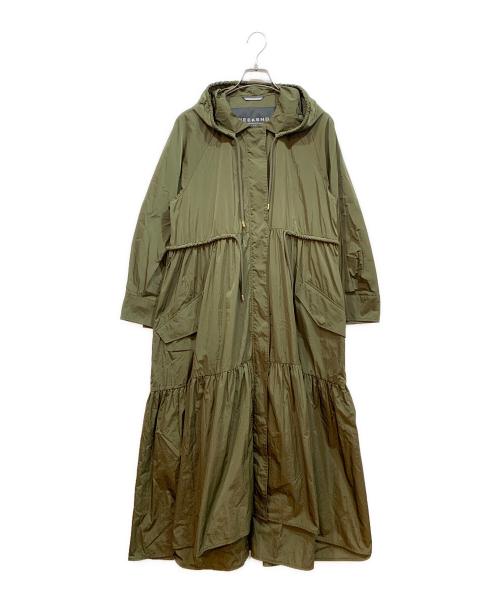 WEEKEND Max Mara（ウィークエンド マックスマーラ）WEEKEND Max Mara (ウィークエンド マックスマーラ) ジップコート グリーン サイズ:44の古着・服飾アイテム
