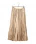 theory luxe（セオリーリュクス）の古着「プリーツスカート」｜ベージュ