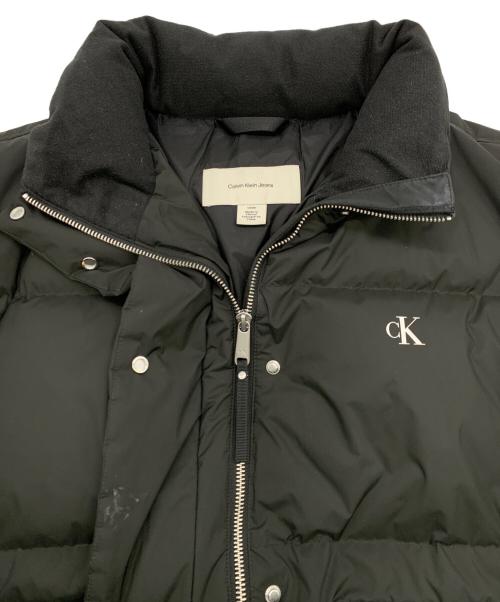 Calvin Klein Jeans（カルバンクラインジーンズ）Calvin Klein Jeans (カルバンクラインジーンズ) ダウンジャケット ブラック サイズ:US：Lの古着・服飾アイテム
