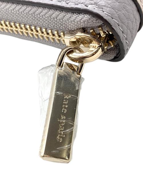 Kate Spade（ケイトスペード）Kate Spade (ケイトスペード) 長財布 グレー×ベージュの古着・服飾アイテム