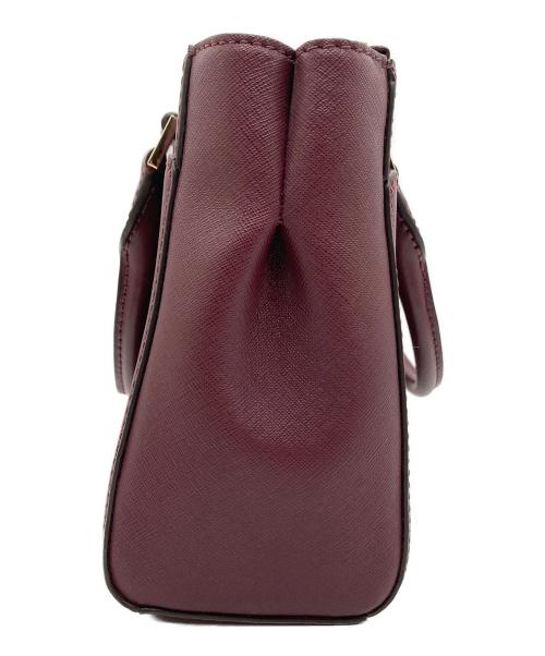MICHAEL KORS（マイケルコース）MICHAEL KORS (マイケルコース) 2WAYバッグ ワインレッドの古着・服飾アイテム