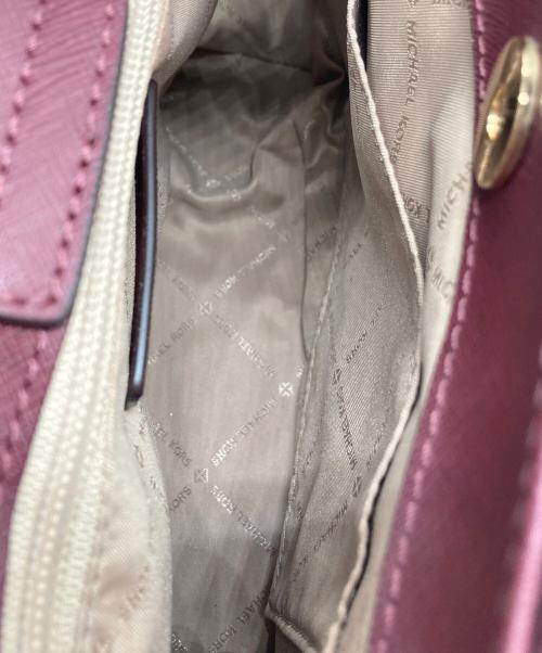MICHAEL KORS（マイケルコース）MICHAEL KORS (マイケルコース) 2WAYバッグ ワインレッドの古着・服飾アイテム