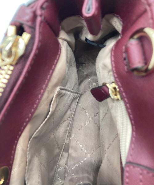 MICHAEL KORS（マイケルコース）MICHAEL KORS (マイケルコース) 2WAYバッグ ワインレッドの古着・服飾アイテム