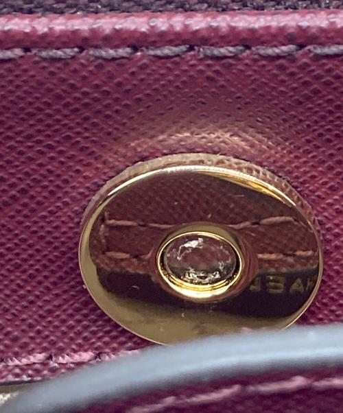 MICHAEL KORS（マイケルコース）MICHAEL KORS (マイケルコース) 2WAYバッグ ワインレッドの古着・服飾アイテム