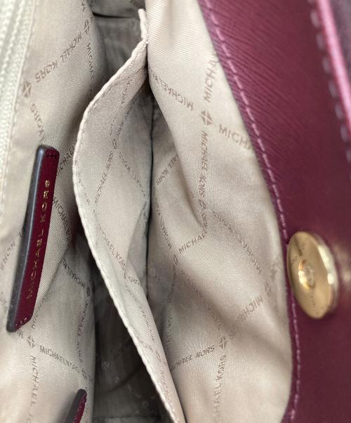 MICHAEL KORS（マイケルコース）MICHAEL KORS (マイケルコース) 2WAYバッグ ワインレッドの古着・服飾アイテム