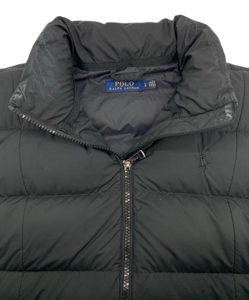 POLO RALPH LAUREN（ポロ・ラルフローレン）POLO RALPH LAUREN (ポロ・ラルフローレン) ダウンベスト ブラック サイズ:SPの古着・服飾アイテム