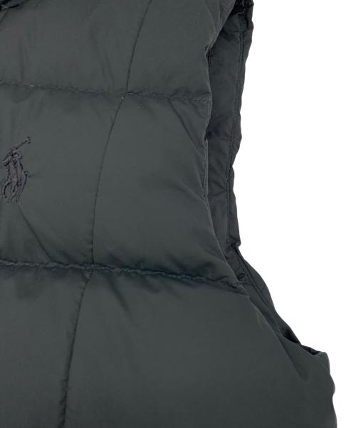 POLO RALPH LAUREN（ポロ・ラルフローレン）POLO RALPH LAUREN (ポロ・ラルフローレン) ダウンベスト ブラック サイズ:SPの古着・服飾アイテム
