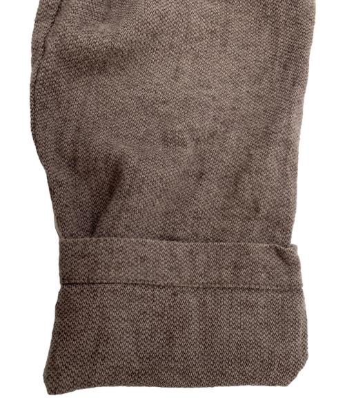 Sun Valley（サンバレー）Sun Valley (サンバレー) コットンリネンミニヘリンボーン起毛ワンピース ベージュ サイズ:Mの古着・服飾アイテム