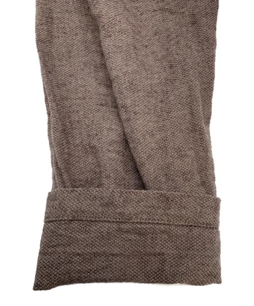 Sun Valley（サンバレー）Sun Valley (サンバレー) コットンリネンミニヘリンボーン起毛ワンピース ベージュ サイズ:Mの古着・服飾アイテム