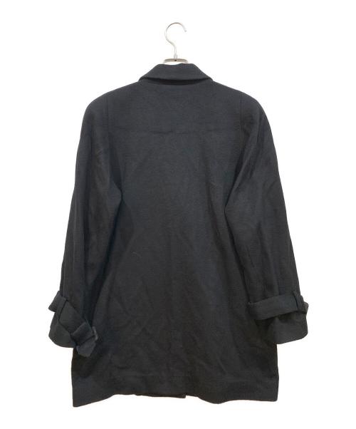 QUINS MOAT（クイーンスモート）QUINS MOAT (クイーンスモート) Agnona (アニオナ) コート ブラック サイズ:38の古着・服飾アイテム