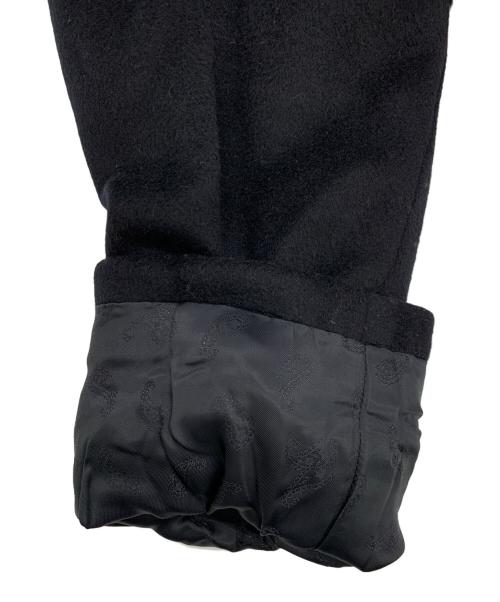 QUINS MOAT（クイーンスモート）QUINS MOAT (クイーンスモート) Agnona (アニオナ) コート ブラック サイズ:38の古着・服飾アイテム